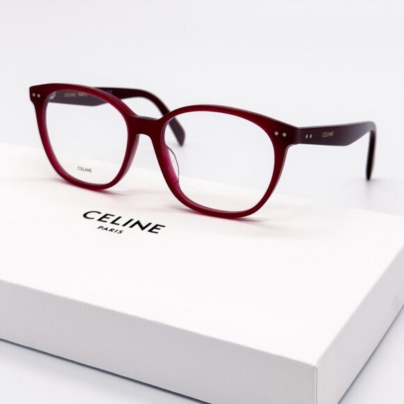 NEW CELINE CL50099I 069 WOMEN RED EYEGLASSES CELINE - Picture 1 of 10